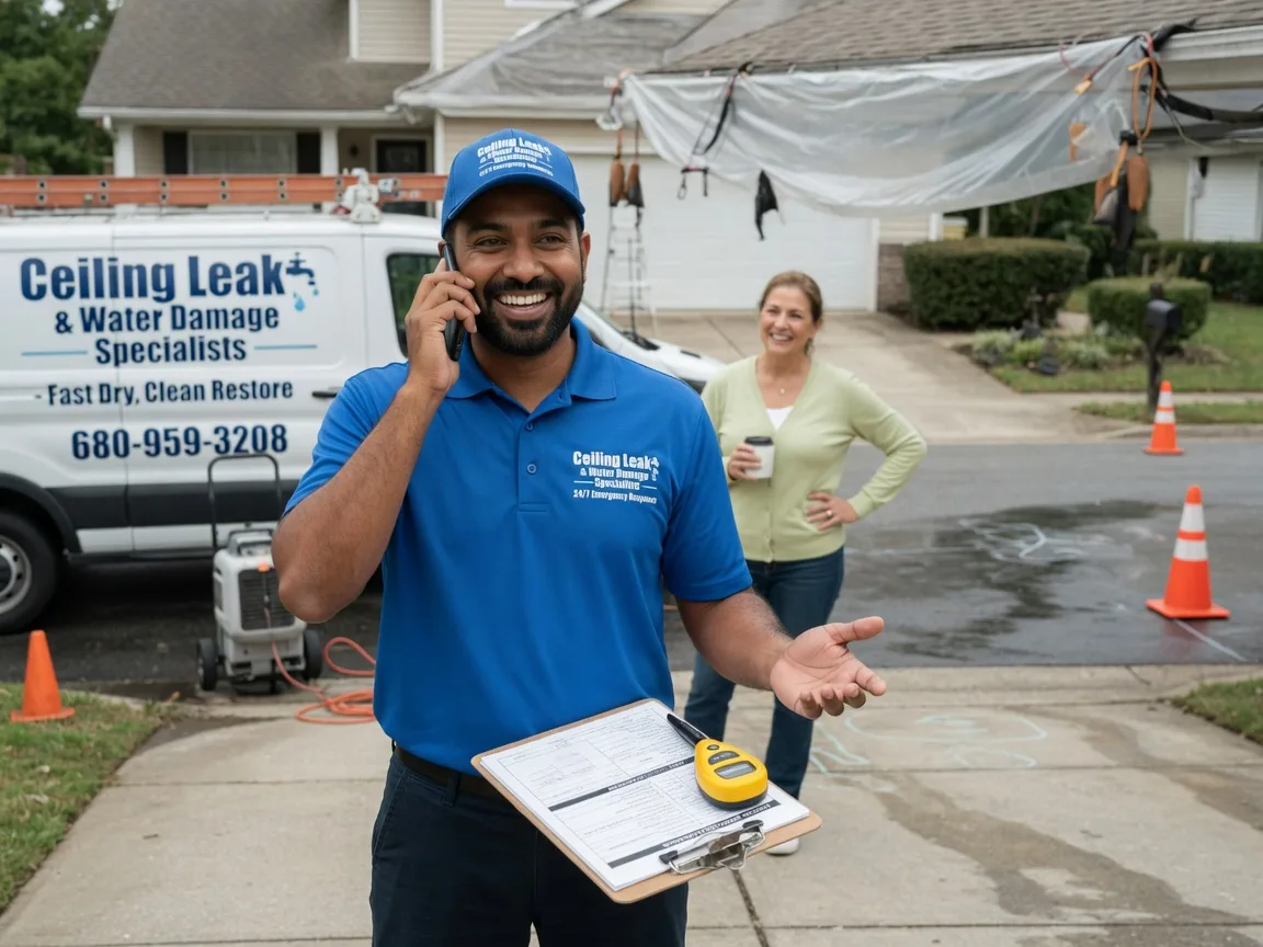 Ceiling Leak Cleanup Nortonville, KS FAQs